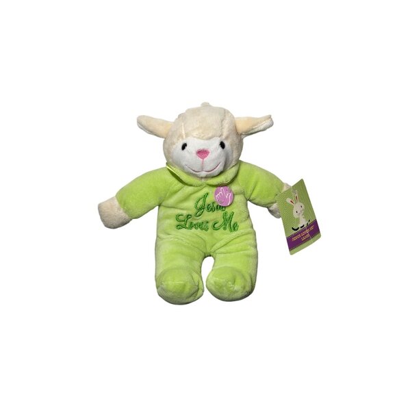 2016 Dandee Jesus Loves Me Singing Lamb Plush Stuffed Animal Toy Plushie WORKS - Picture 1 of 10
